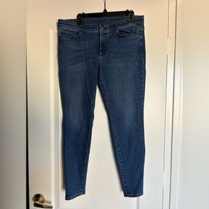 J Jill Denim 5 Pocket Leggings medium wash women’s size 12
